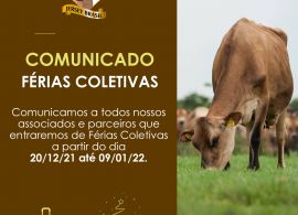 COMUNICADO - FÉRIAS COLETIVAS